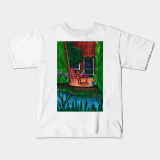 Watercolor - Dutch garden Kids T-Shirt